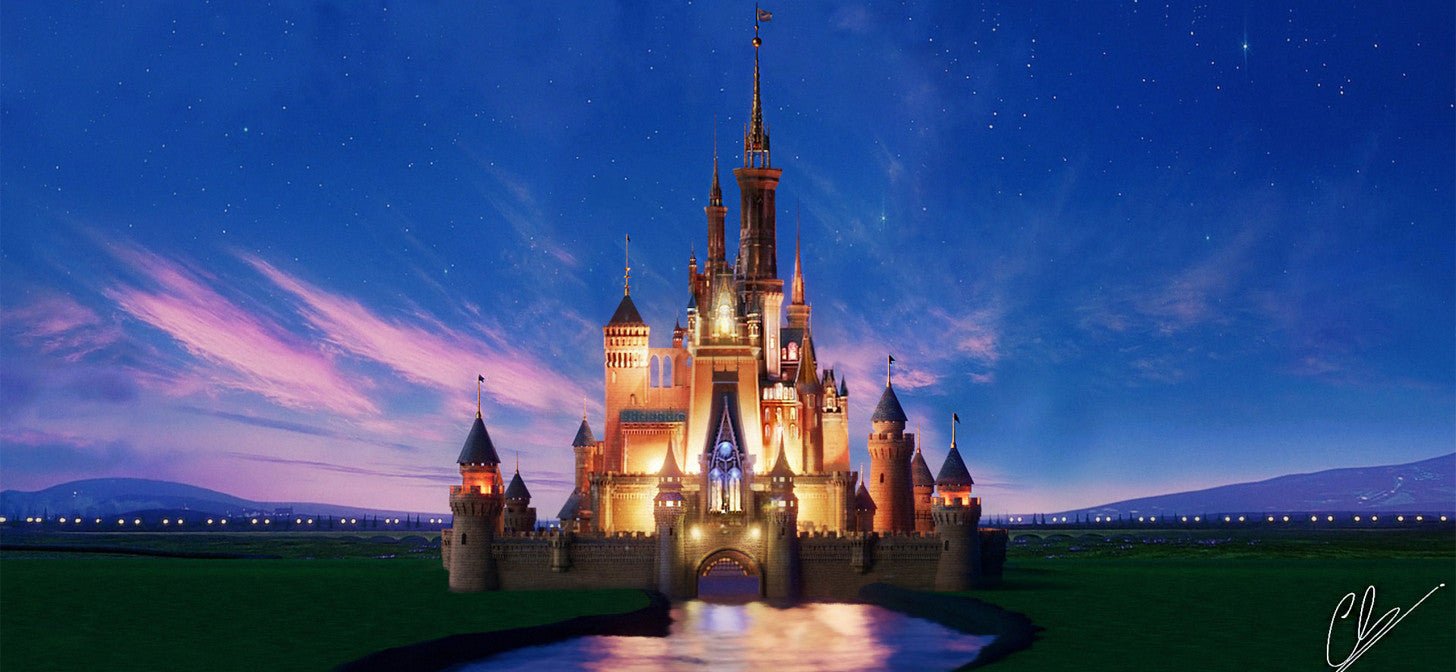 Una pintura de diamantes llamado 'Castillo de Disney' - Meencantalapinturadediamantes