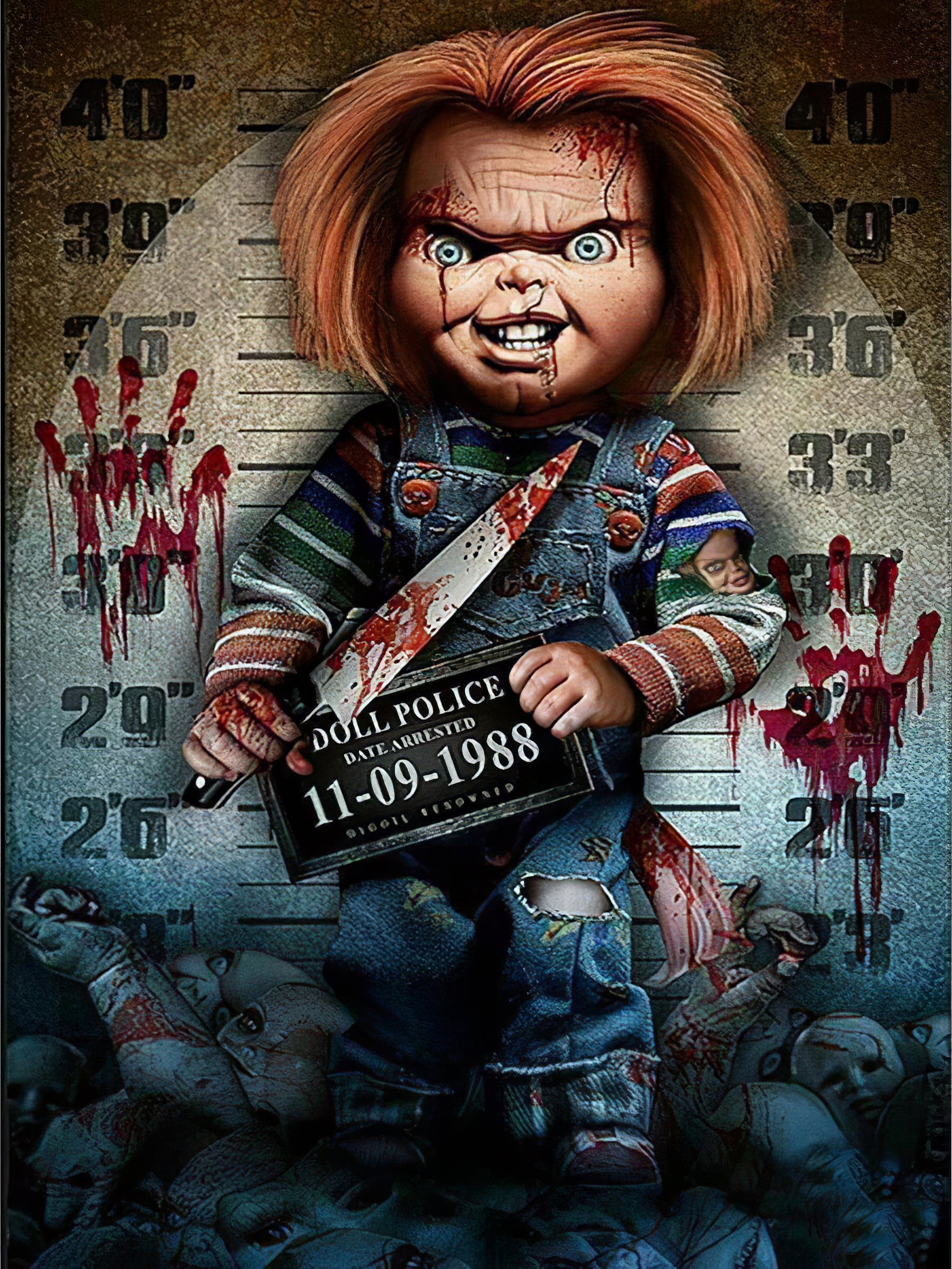 Una pintura de diamantes llamado 'Chucky' - Meencantalapinturadediamantes