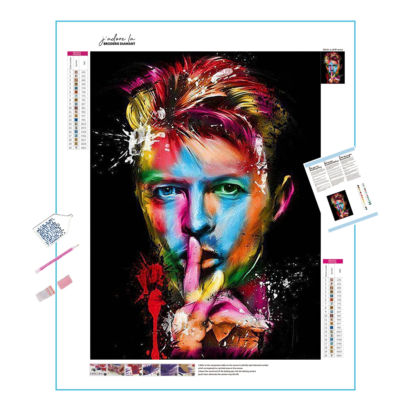 Diamond Painting - David Bowie