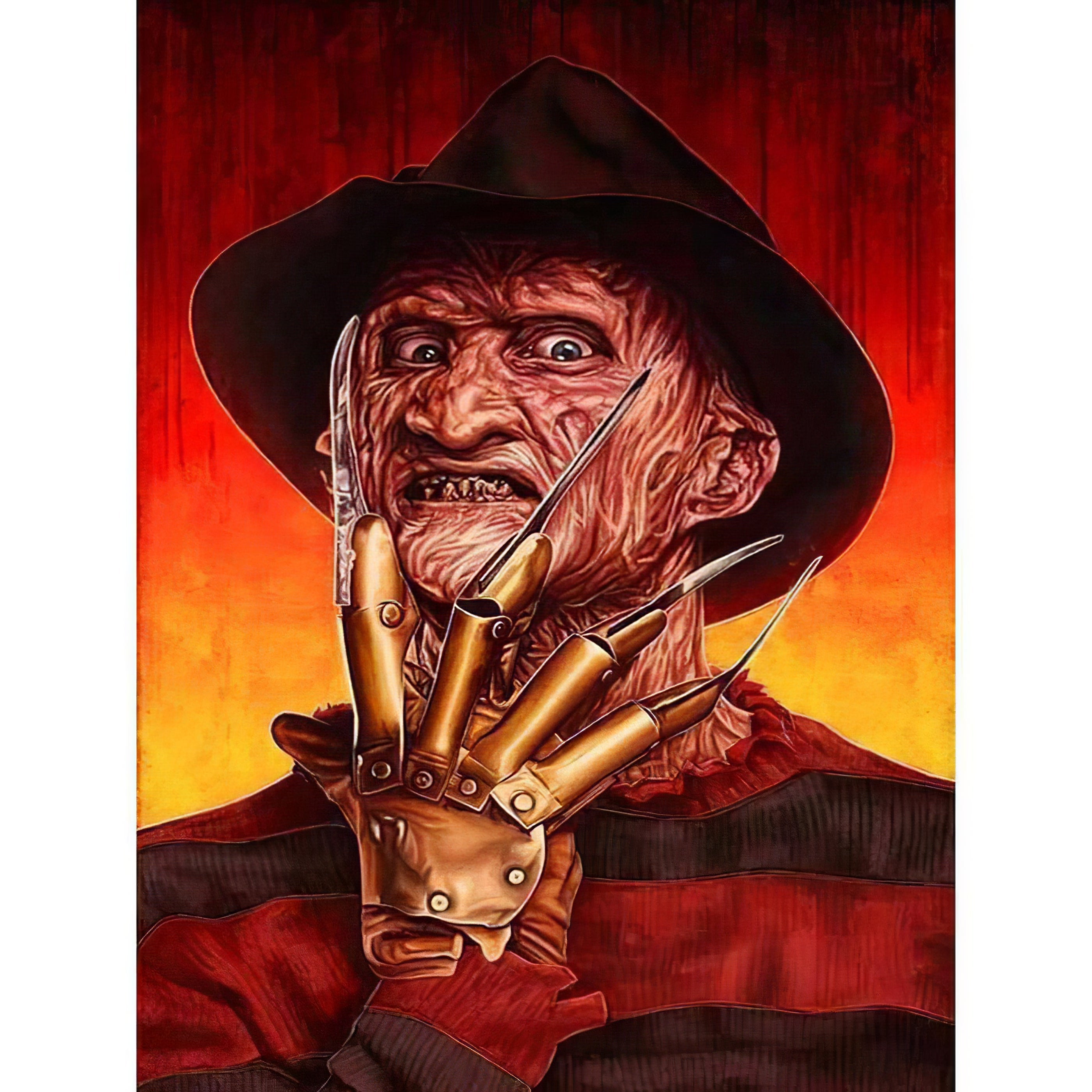 Una pintura de diamantes llamado 'Freddy Krueger' - Meencantalapinturadediamantes