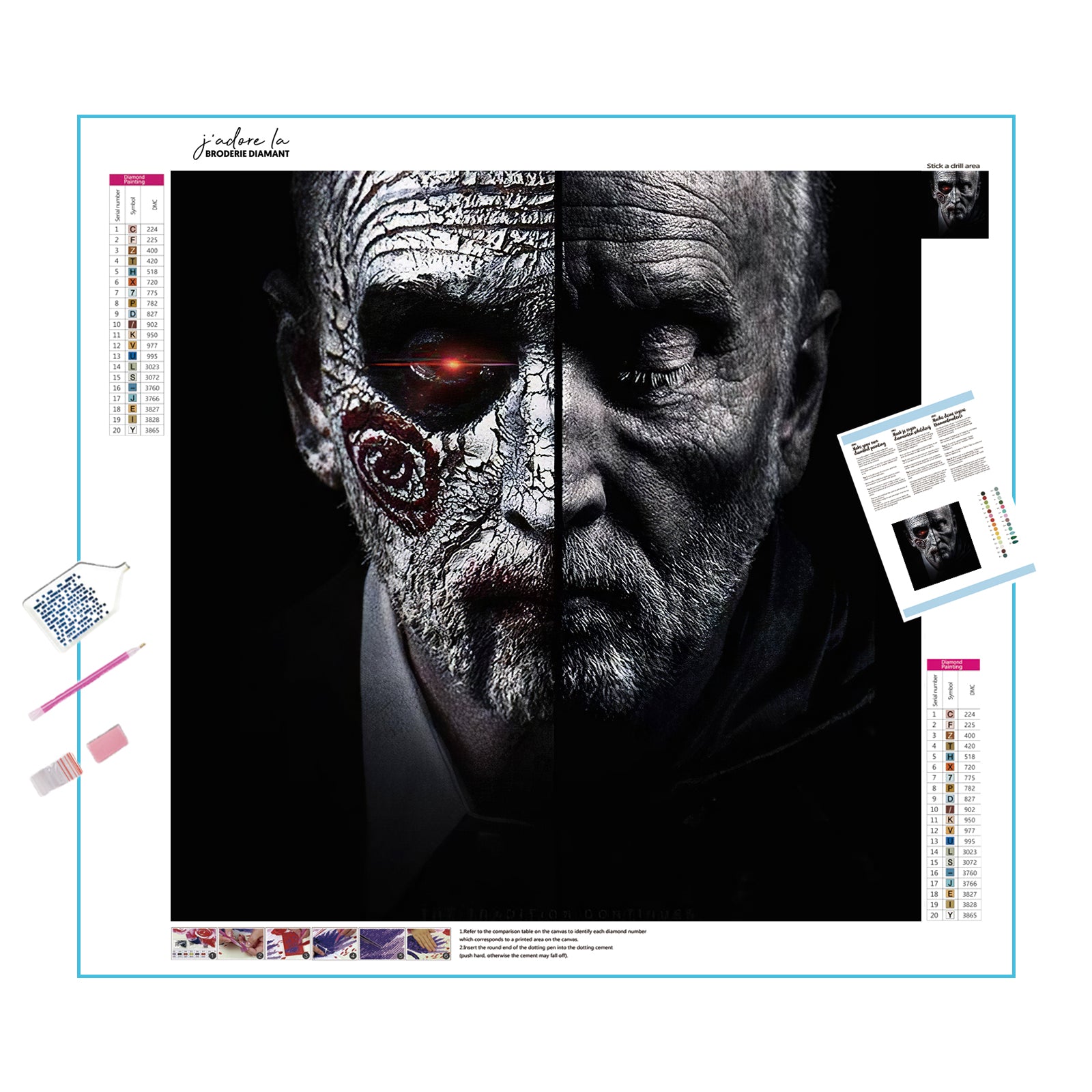 Una pintura de diamantes llamado 'Jigsaw' - Meencantalapinturadediamantes