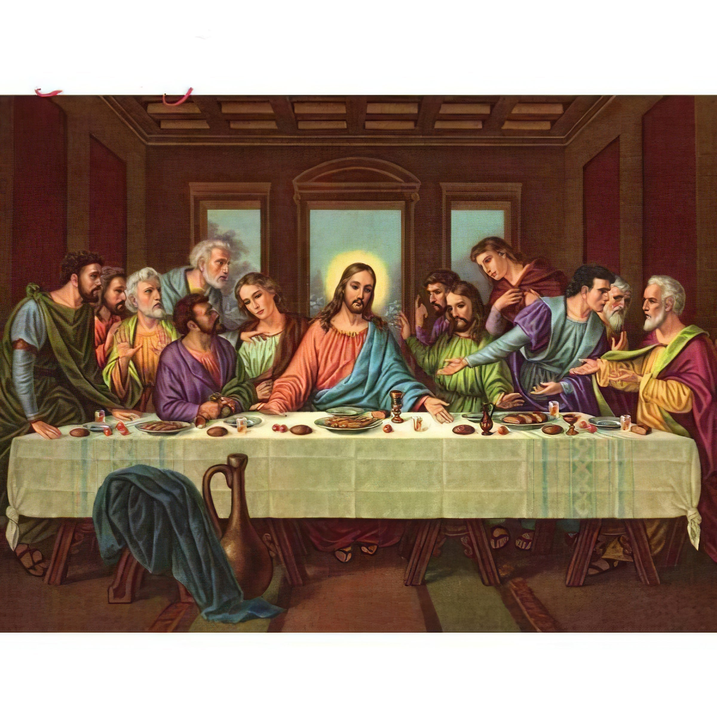 Una pintura de diamantes llamado 'La Cena del Señor' - Meencantalapinturadediamantes