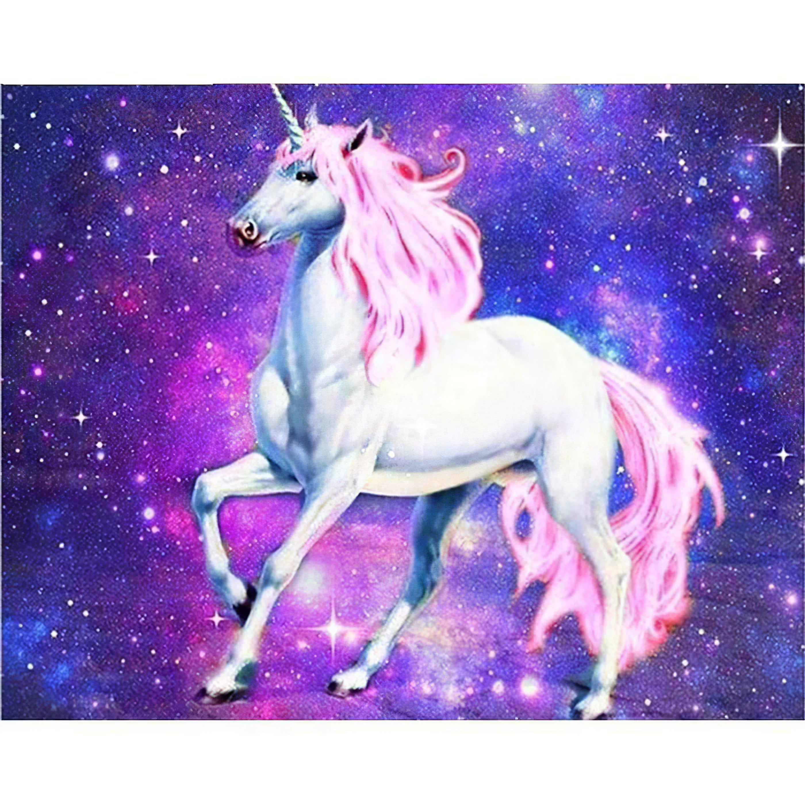 Una pintura de diamantes llamado 'Unicornio' - Meencantalapinturadediamantes