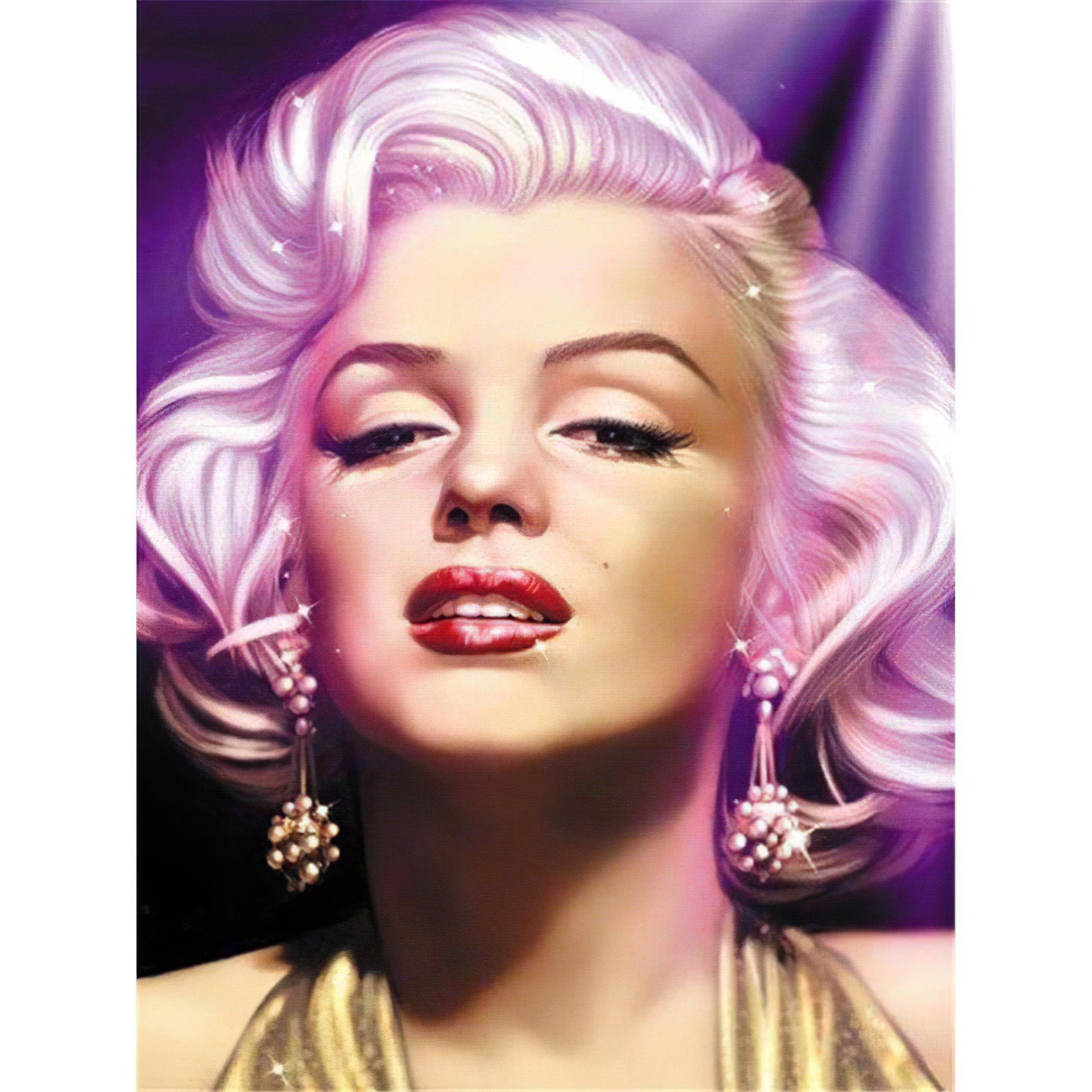 Una pintura de diamantes llamado 'Marilyn Monroe' - Meencantalapinturadediamantes