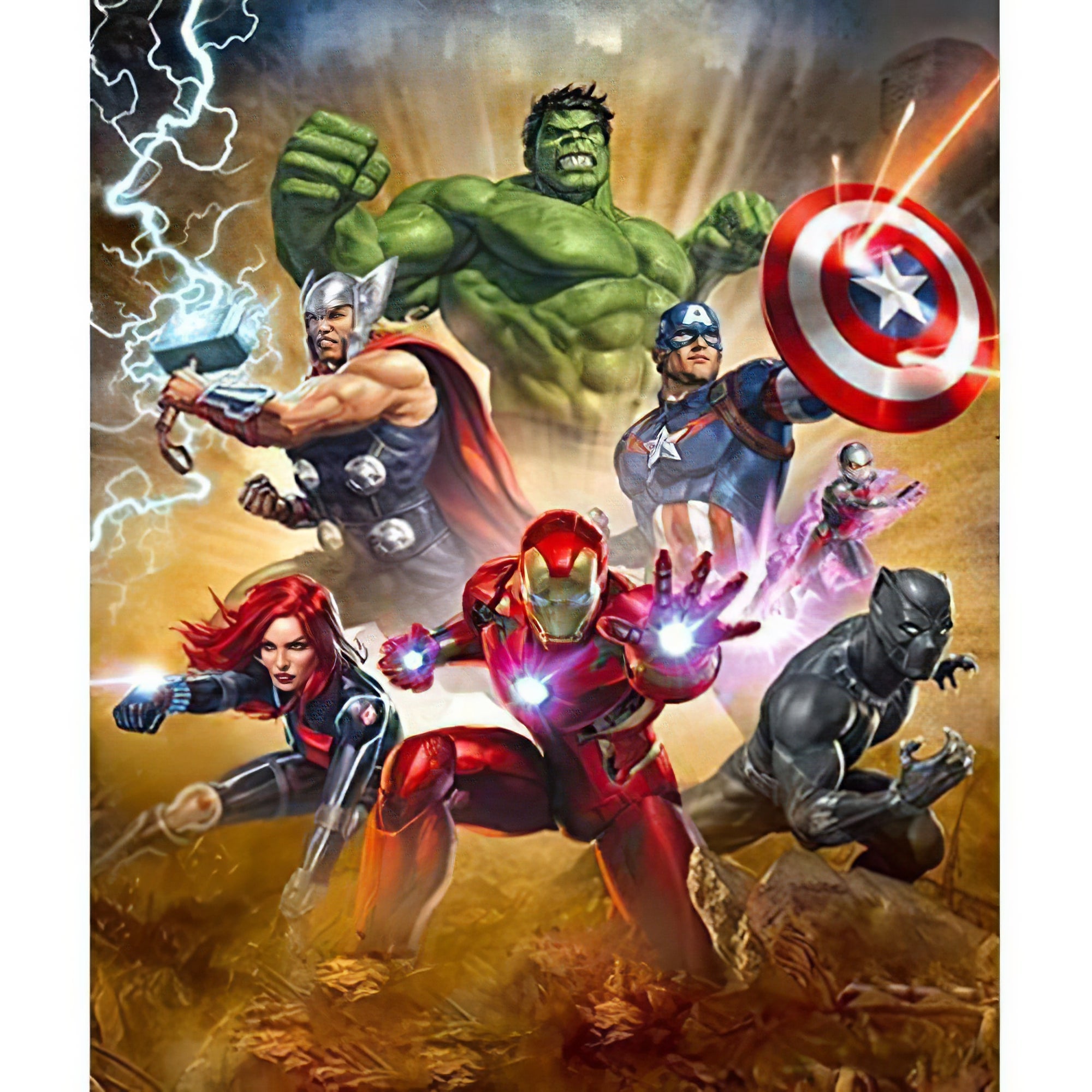 Una pintura de diamantes llamado 'Marvel Avengers' - Meencantalapinturadediamantes