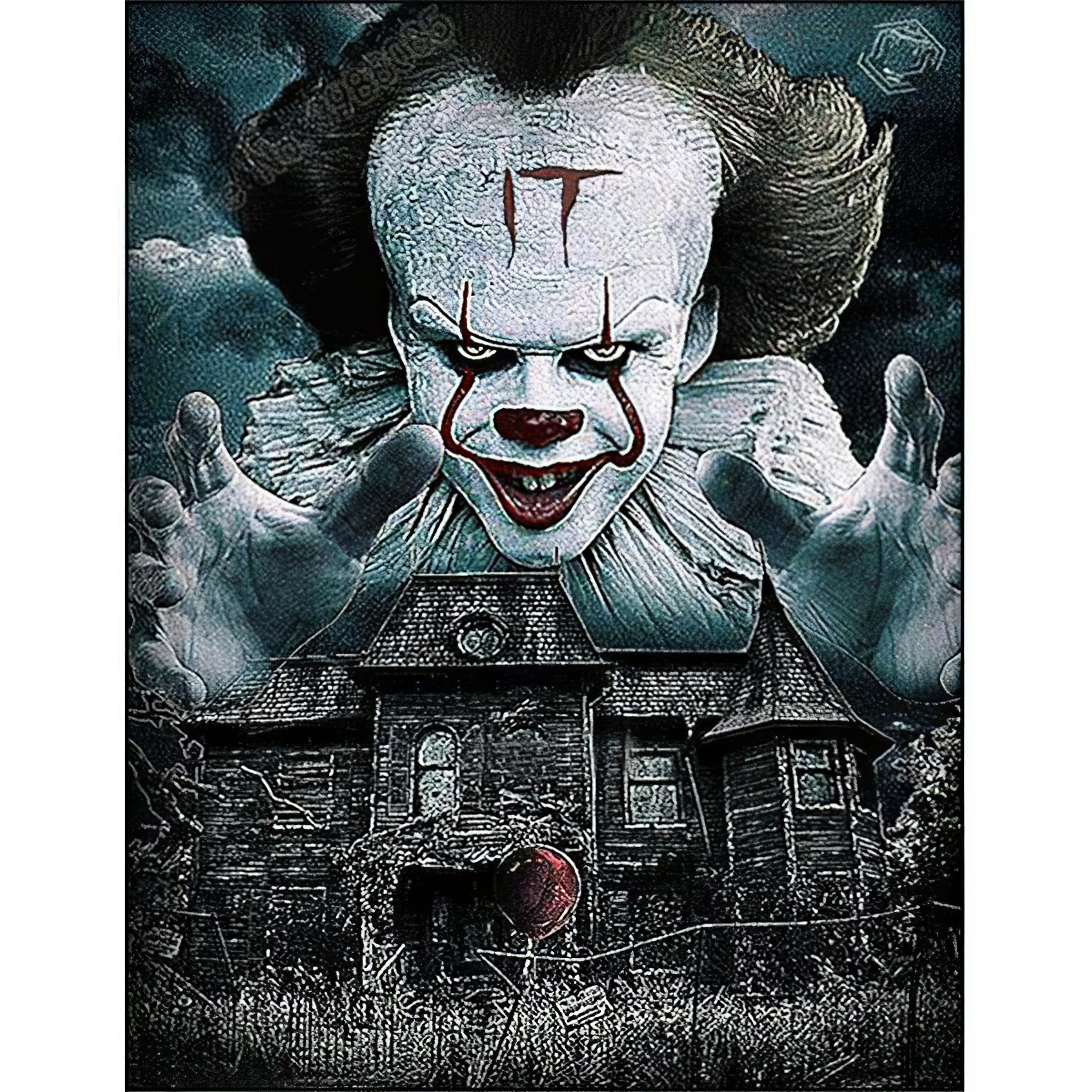 Una pintura de diamantes llamado 'TI Pennywise' - Meencantalapinturadediamantes