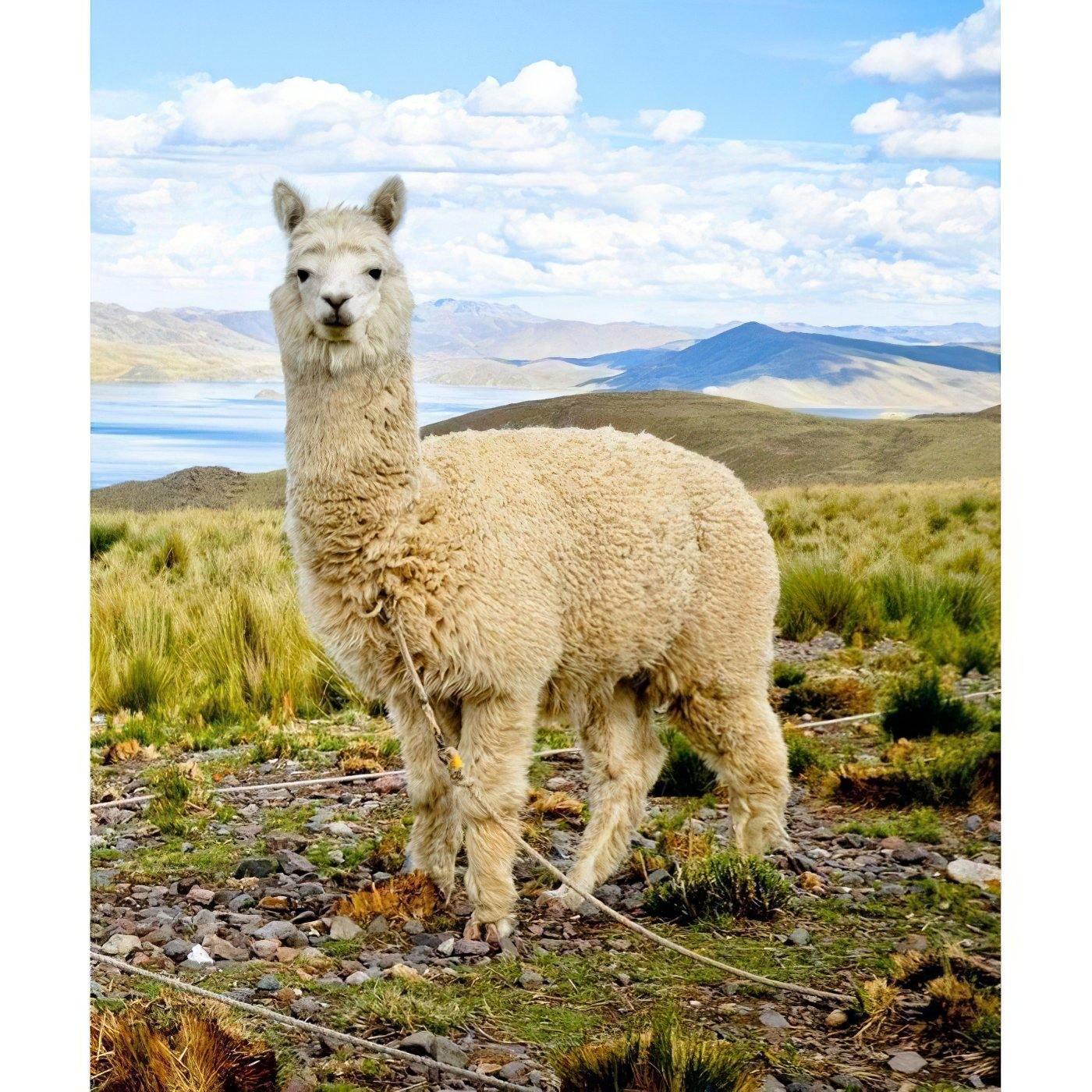 Una pintura de diamantes llamado 'Alpaca' - Meencantalapinturadediamantes