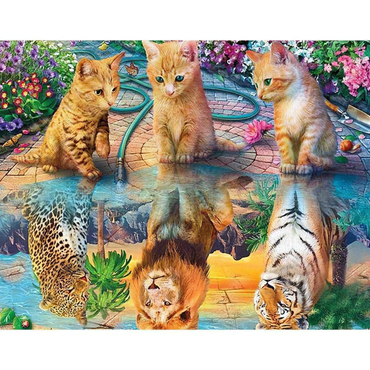 Una pintura de diamantes llamado 'El futuro de los gatos' - Meencantalapinturadediamantes