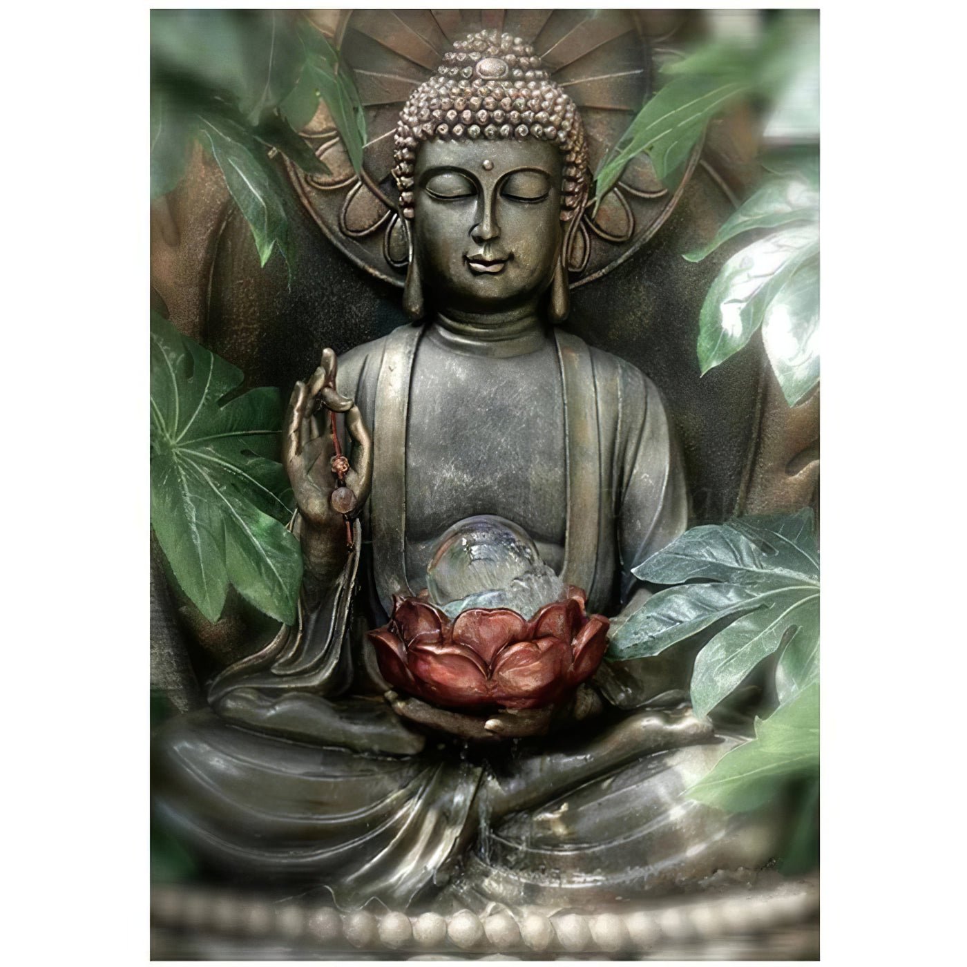 Una pintura de diamantes llamado 'Buda' - Meencantalapinturadediamantes