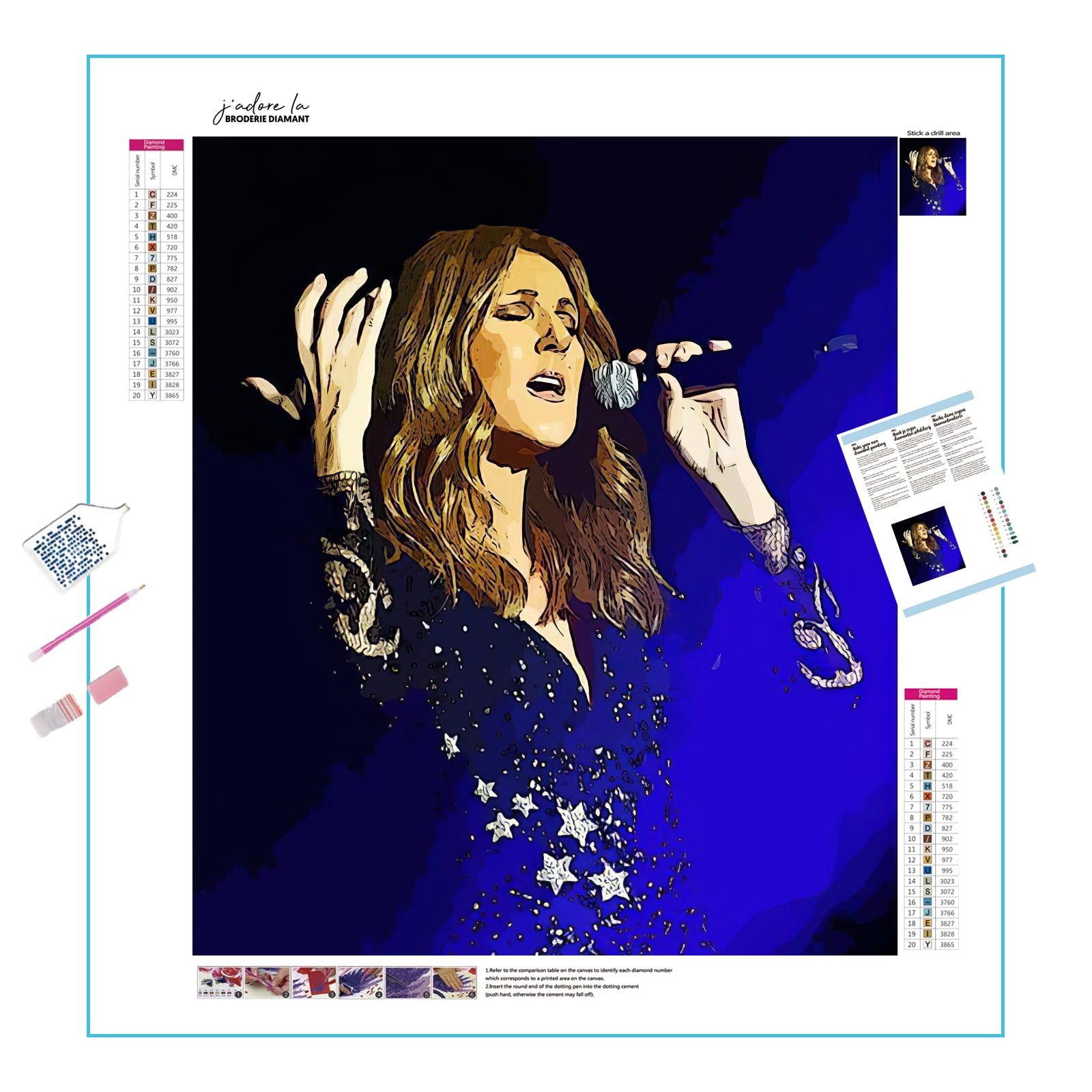 Diamond Painting - Celine Dion