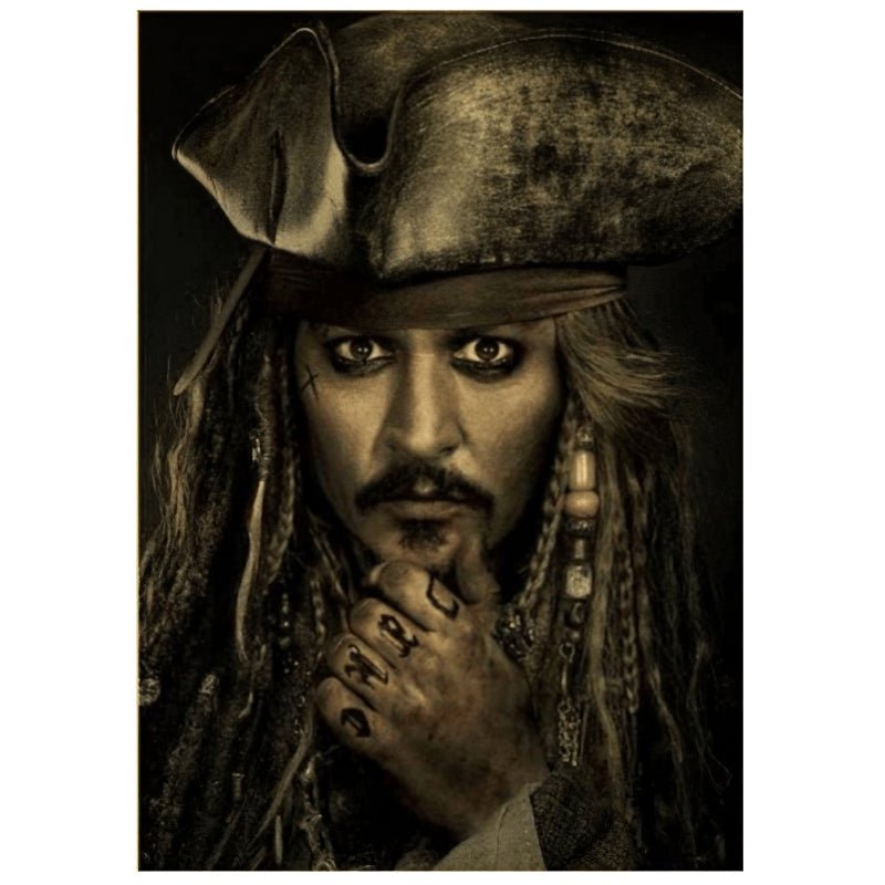 Una pintura de diamantes llamado 'Capitán Jack Sparrow' - Meencantalapinturadediamantes